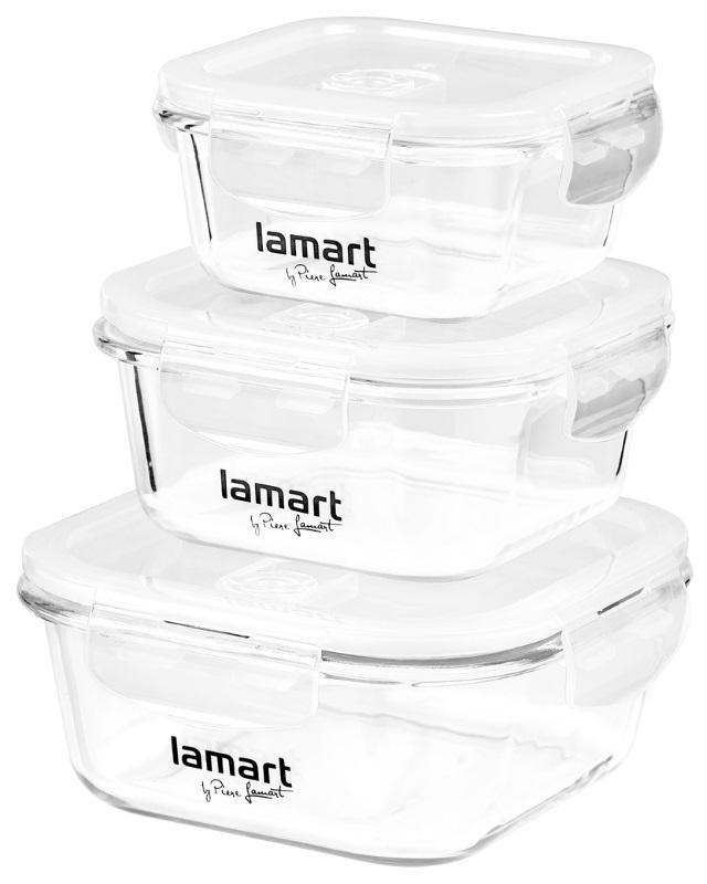 LAMART Set kutija za odlaganje hrane LT6012