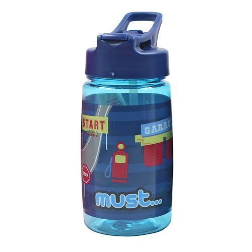 MUST Flašica za vodu za dečake Free Garage 0.35 L plava