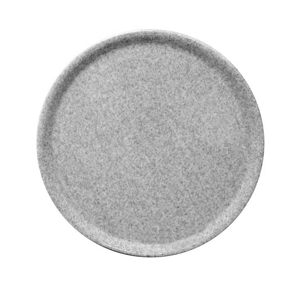 SATURNIA Tanjir za picu Granite Grey 33 cm sivi