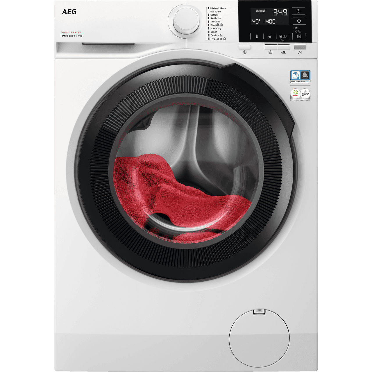 AEG Mašina za pranje veša LFR61144BE bela