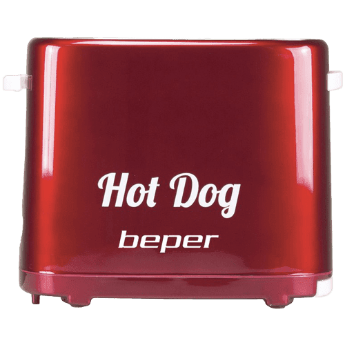 Beper BT.150Y Aparat za Hot dog, 750W, Crveni
