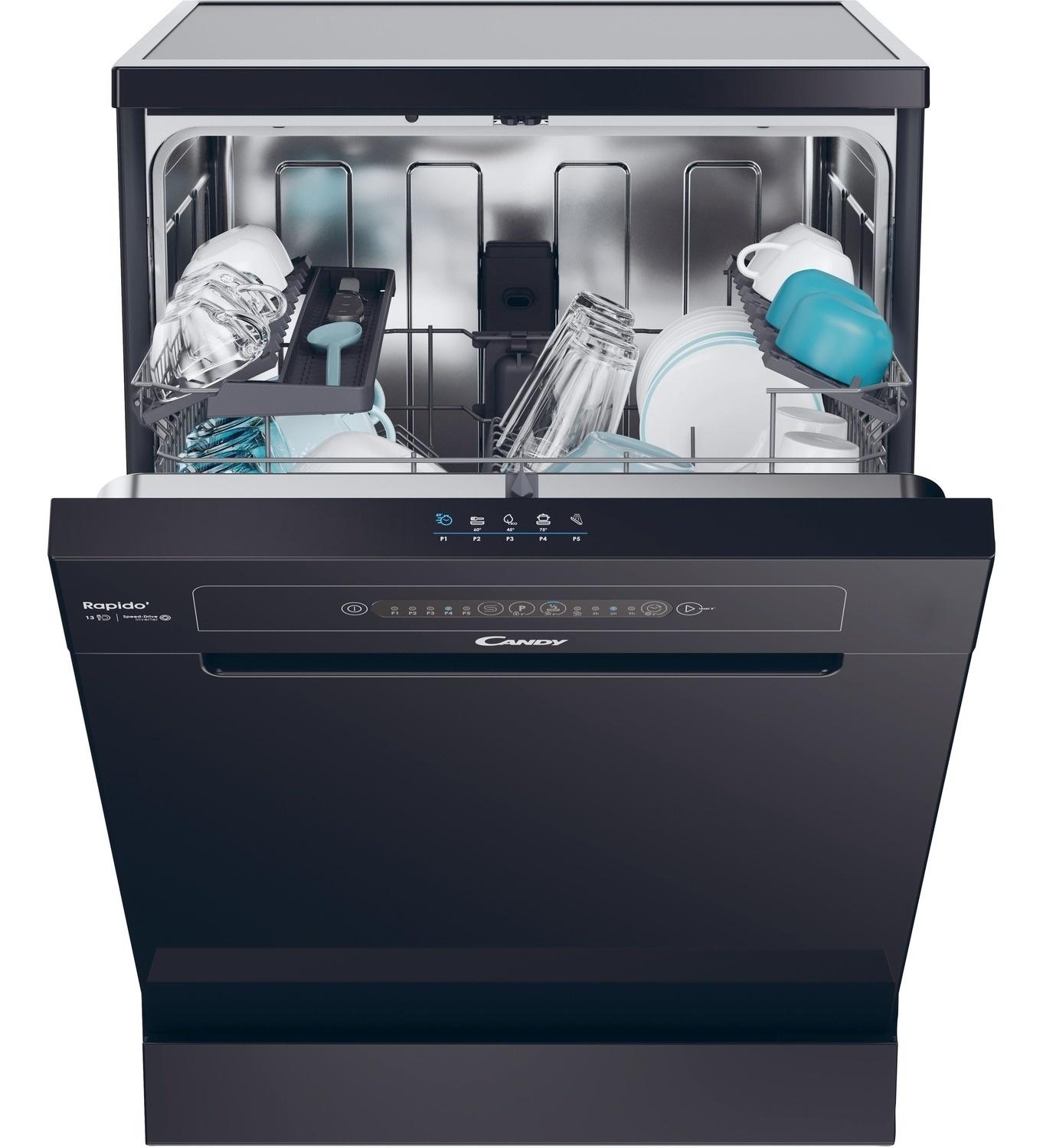 Selected image for Candy CF 3C9E0B Mašina za pranje sudova 13 kompleta, 5 programa, Crna
