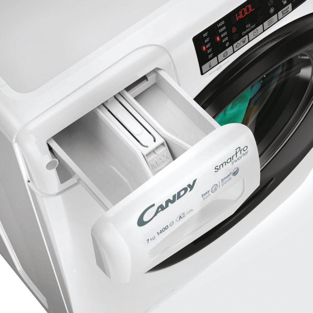 Selected image for CANDY CSO4474TWMB6/1-S Smart Pro Inverter Mašina za pranje veša, 7kg, 1400 obrt/min, 9 Brzih Programa, Bela