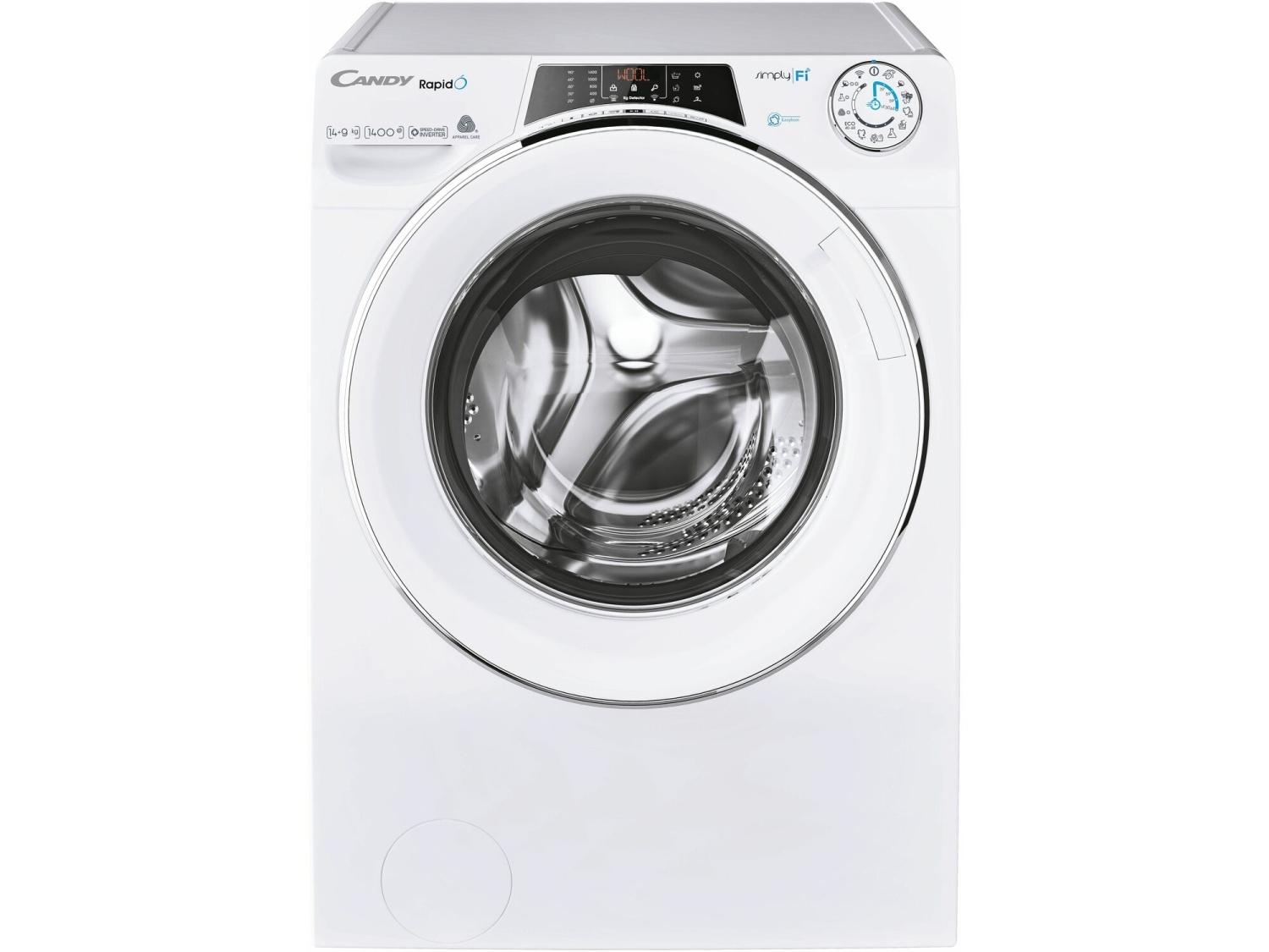 CANDY Mašina za pranje i sušenje veša ROW41494DWMCE-S bela