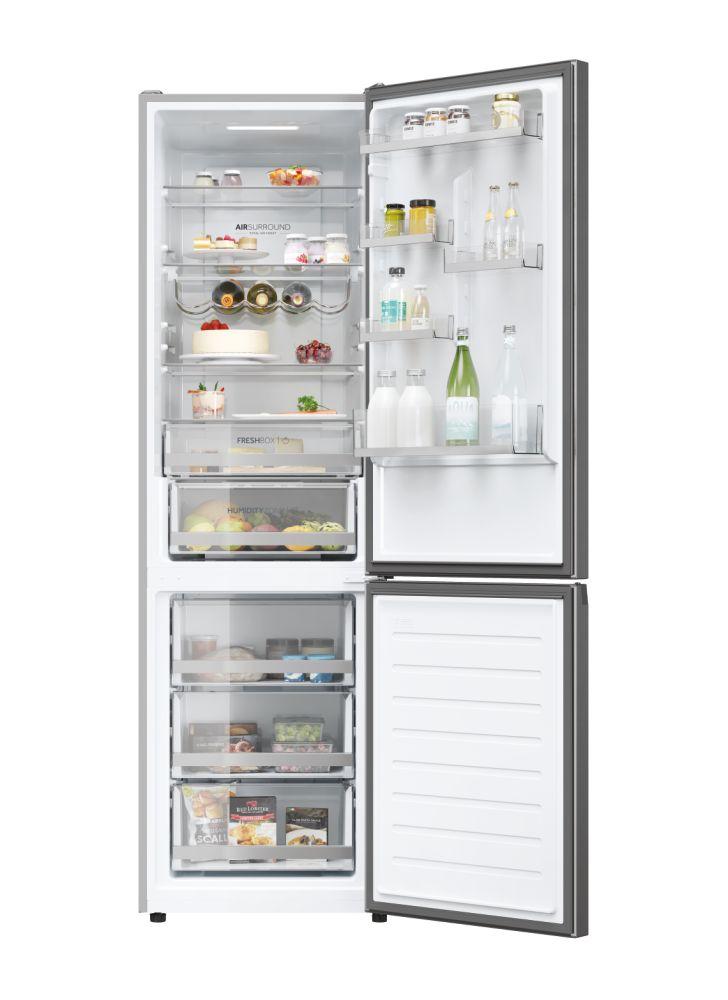 Selected image for HAIER Series 3 Combi 2D HDW3620DNPK Kombinovani frižider, Neto zapremina 377L, Total No Frost, inox