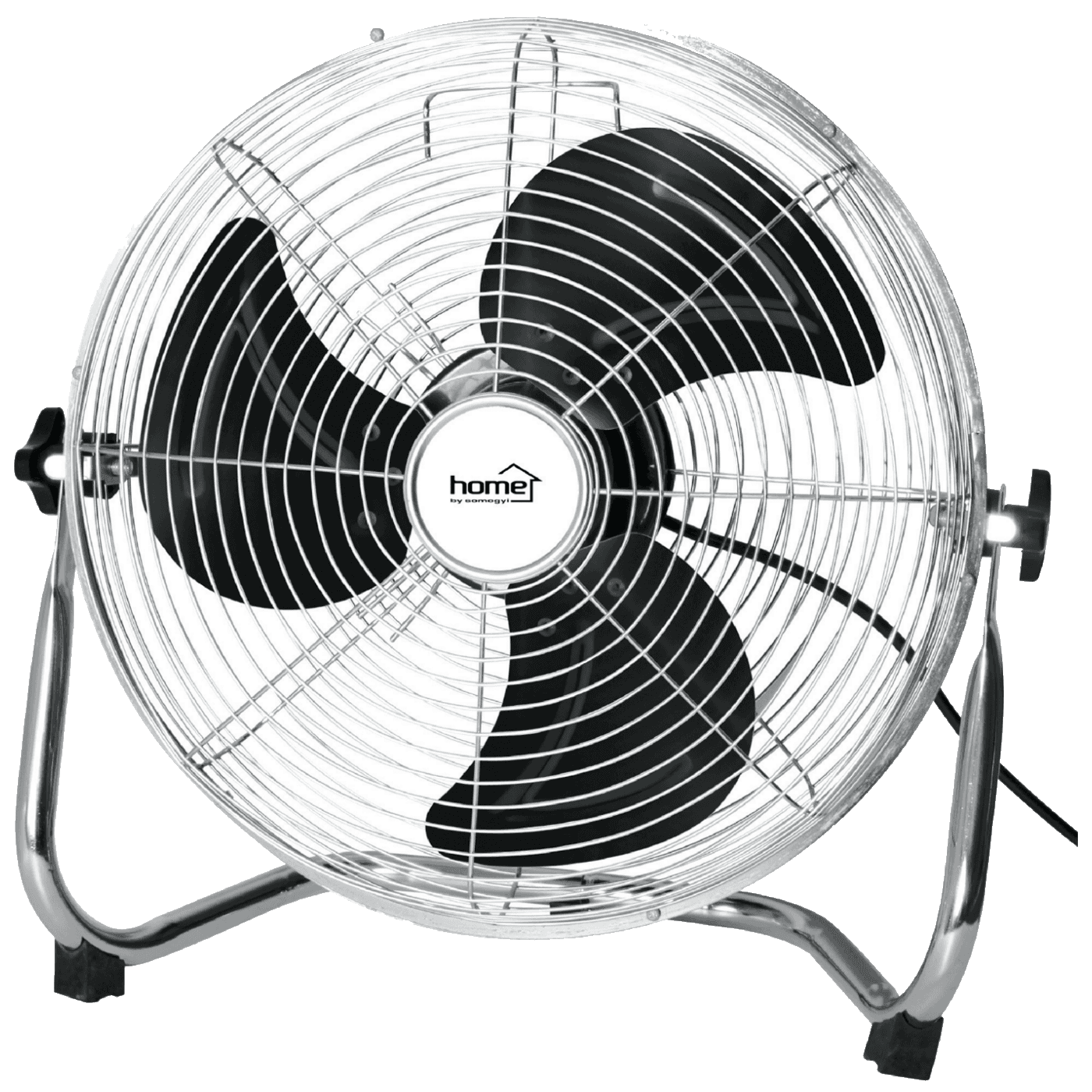 HOME Podni ventilator 35cm 60W sivi