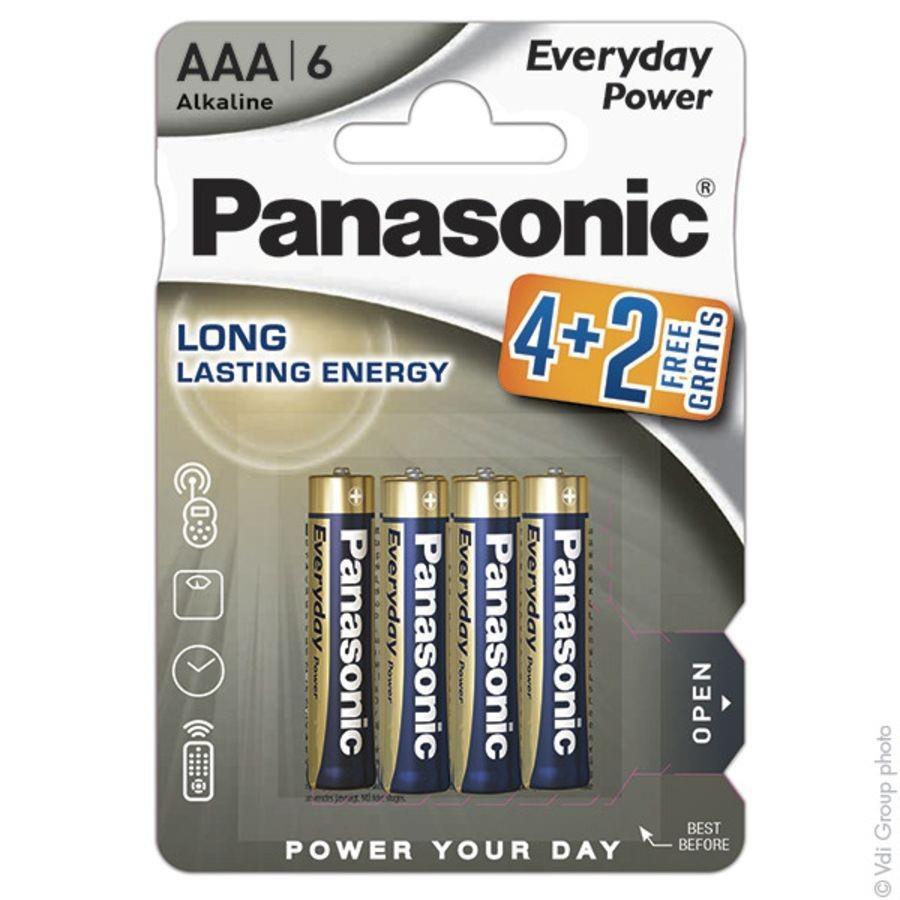 Panasonic LR03EPS/6BP Everyday power Alkalne baterije, AAA 6 komada