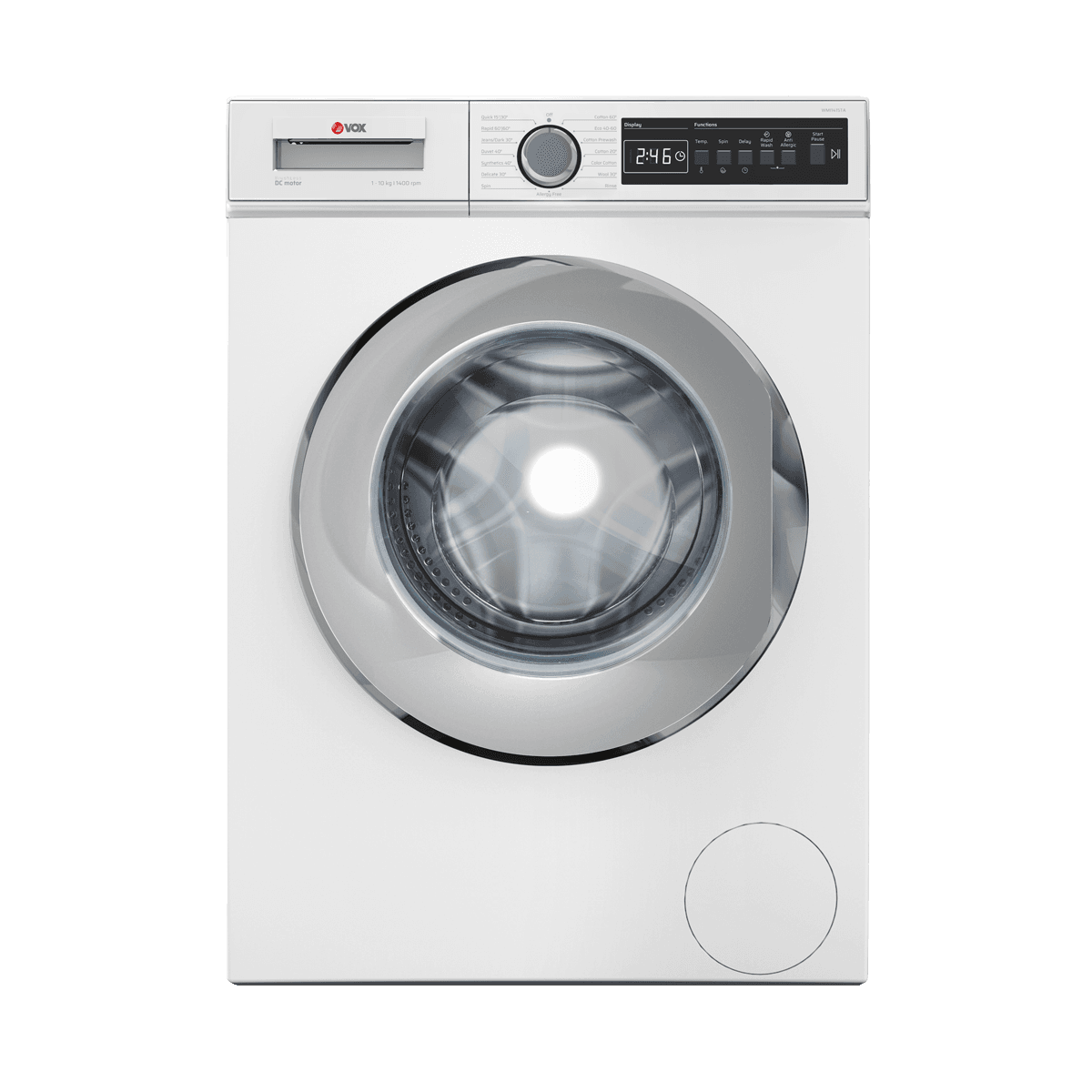 Selected image for VOX WMI1415TA Mašina za pranje veša, 10kg, 1400 obrtaja/min, 15 programa, Bela