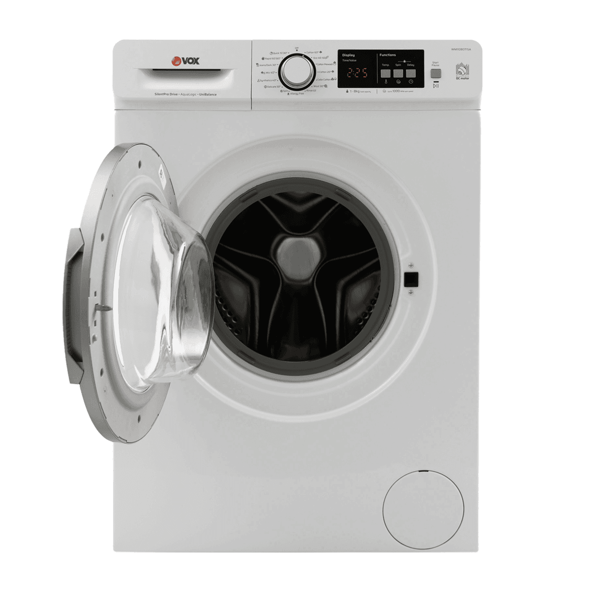Selected image for VOX WMI 1080 T15A Mašina za pranje veša, 8kg, 15 programa, 51l, 1000rpm, Bela