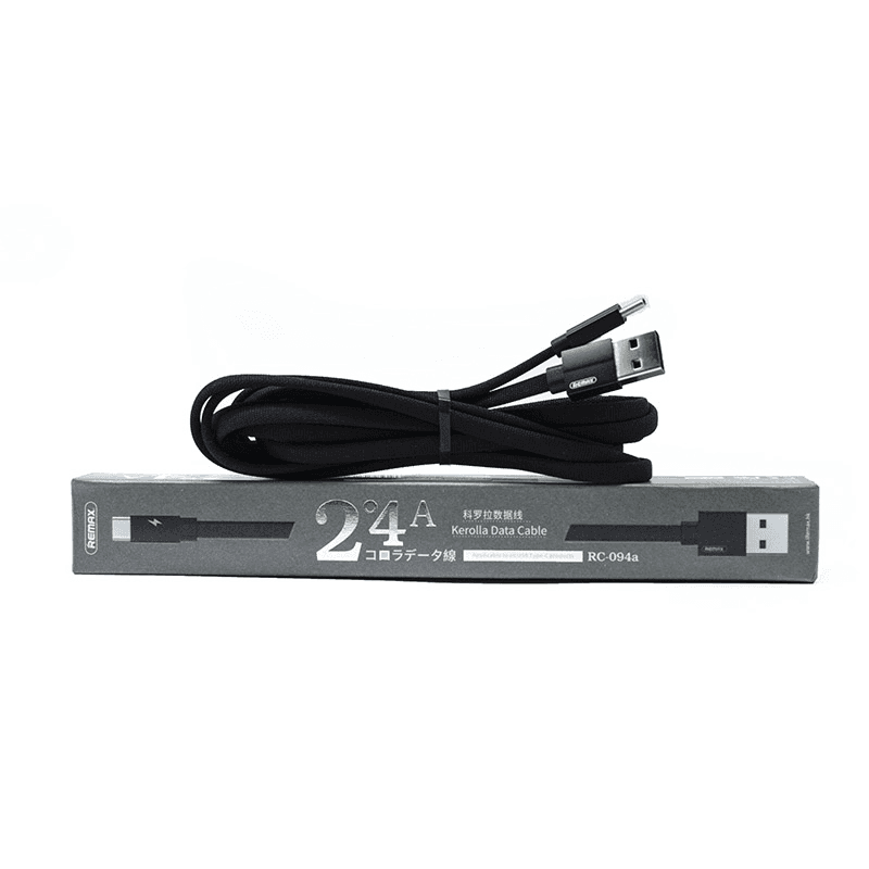 Selected image for REMAX USB kabl tip-C Kerolla RC-094a 2m crni