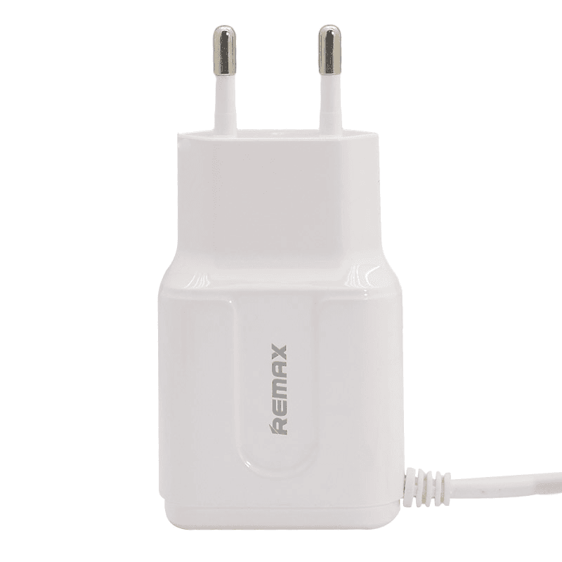 REMAX RP-U22 HT2/ 1 Kućni punjač Dual USB, 2.4A, iPhone Lightning, Beli
