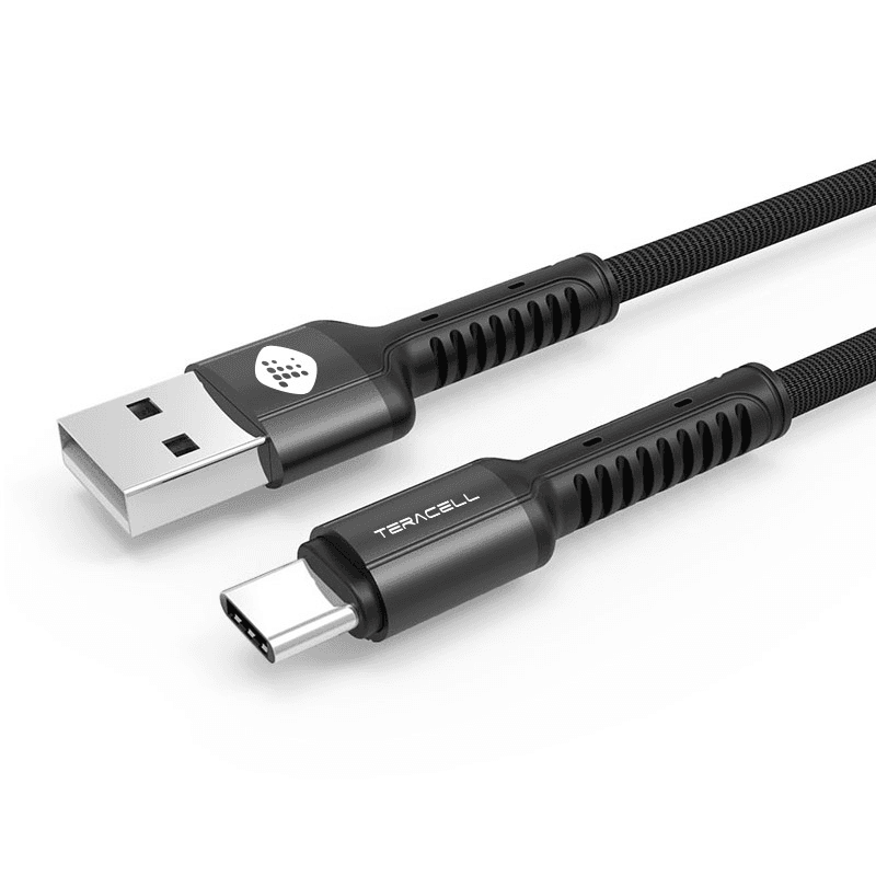 Selected image for TERACELL USB kabl na tip-C Evolution CA-320 2.4A 1m crni