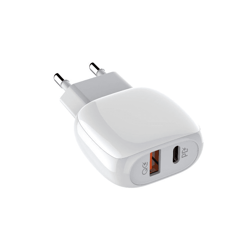 LDNIO A2313C Kućni punjač USB 3.0 Fast Charging, 18W, Lightning kabl, Beli