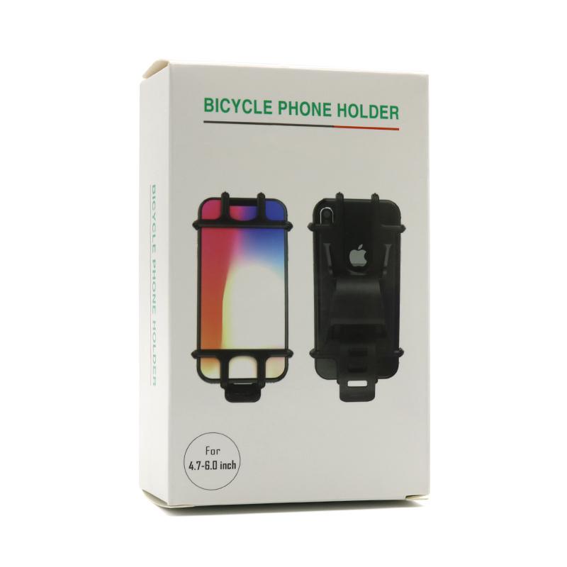 Selected image for Drzač za mobilni telefon za bicikl/motor/kolica Soft grip crni