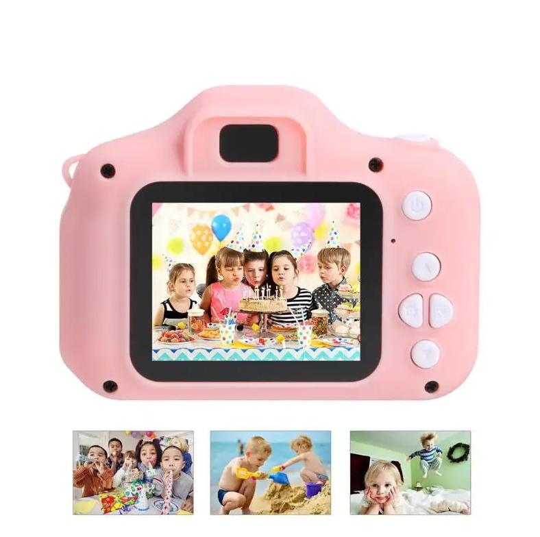 Selected image for Kamera za decu, Dečiji fotoaparat 2'', Baterija 400 mAh, Roze