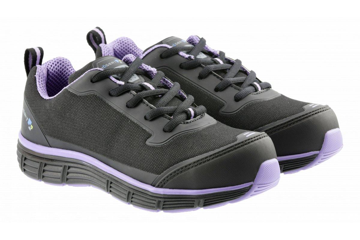 HÖGERT Ženske zaštitne plitke cipele 508 Milde S1 crne