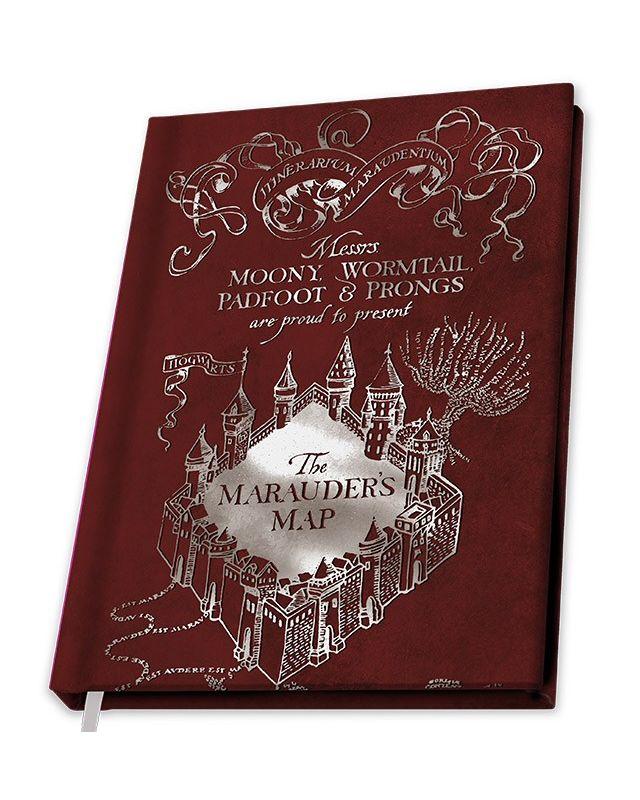 ABYSTYLE Agenda Harry Potter Marauder's map A5