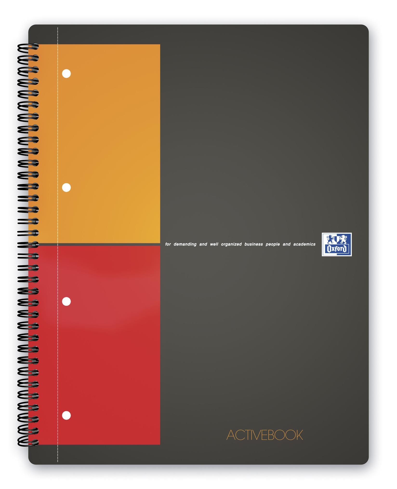 Selected image for OXFORD Sveska International Activebook A4+ kvadratići crna