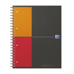 OXFORD Sveska International Filingbook A4+ kvadratići crna