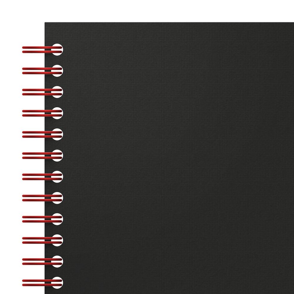 Selected image for OXFORD Sveska Office Black N Red A5 kvadratići, hardcovers crna