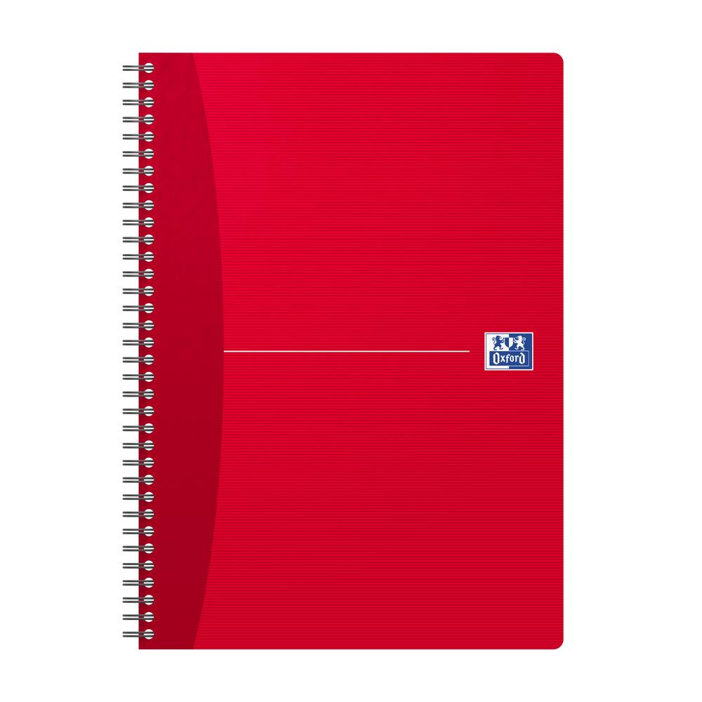 OXFORD Sveska Office Essentials A4 kvadratići crvena