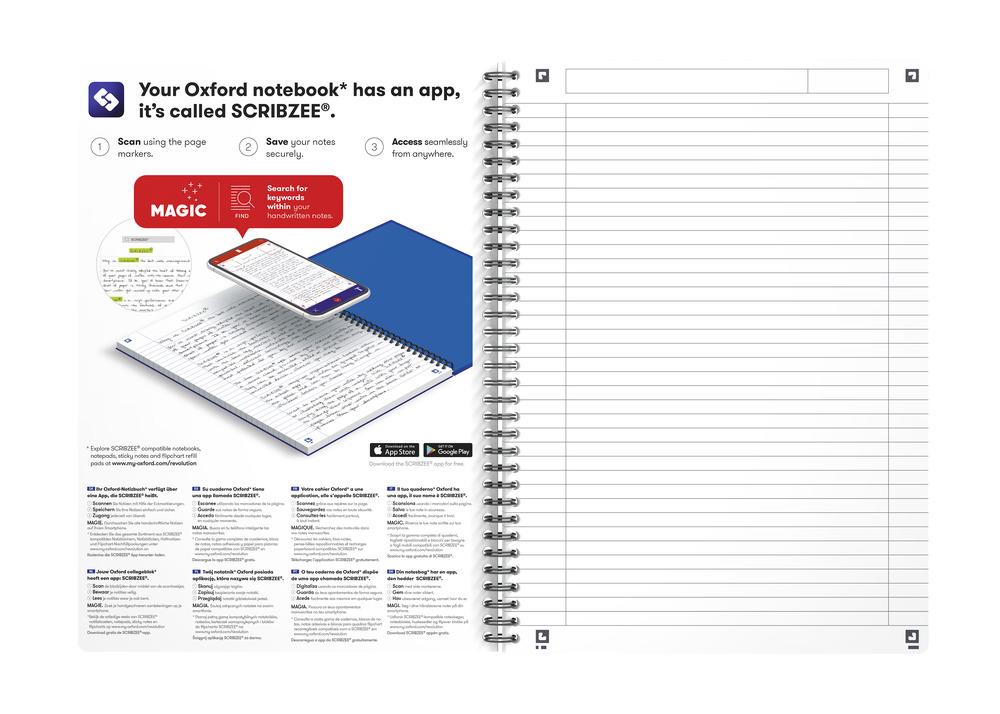 Selected image for OXFORD Sveska Office Essentials A4 linije petrolej