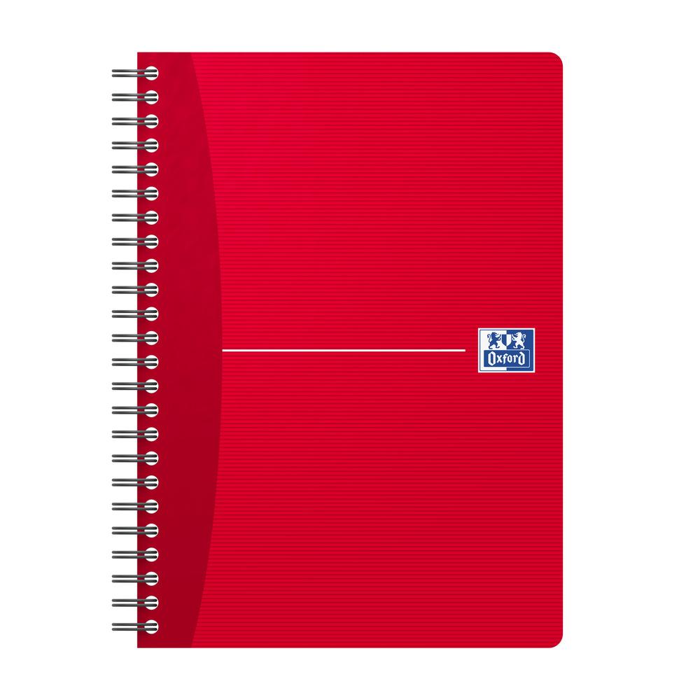 OXFORD Sveska Office Essentials A5 kvadratići crvena