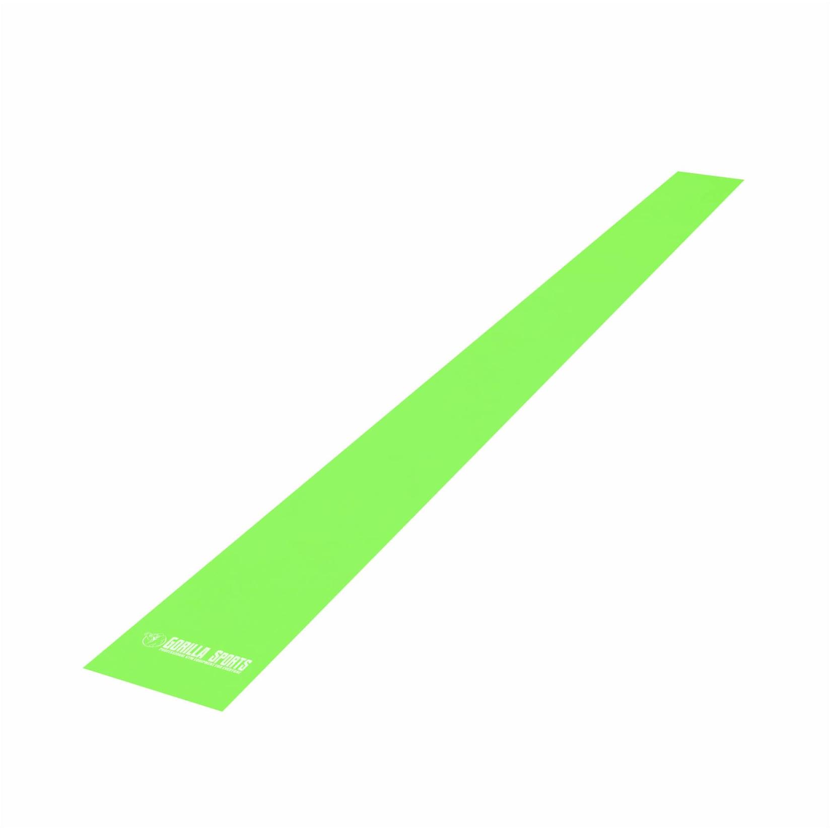 GORILLA SPORTS Elastična traka za vežbanje 120 cm zelena