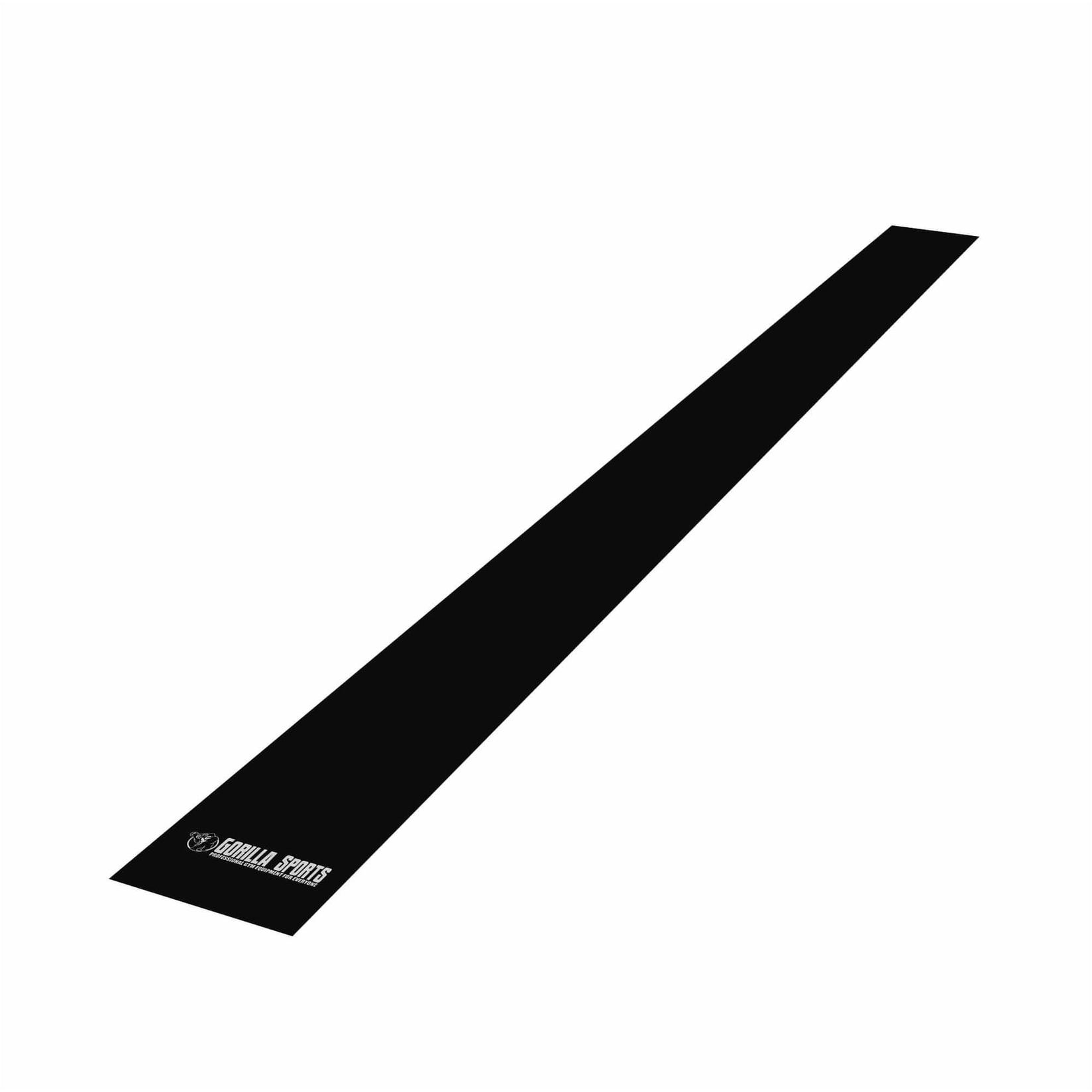 GORILLA SPORTS Elastična traka za vežbanje 200 cm u crnoj boji