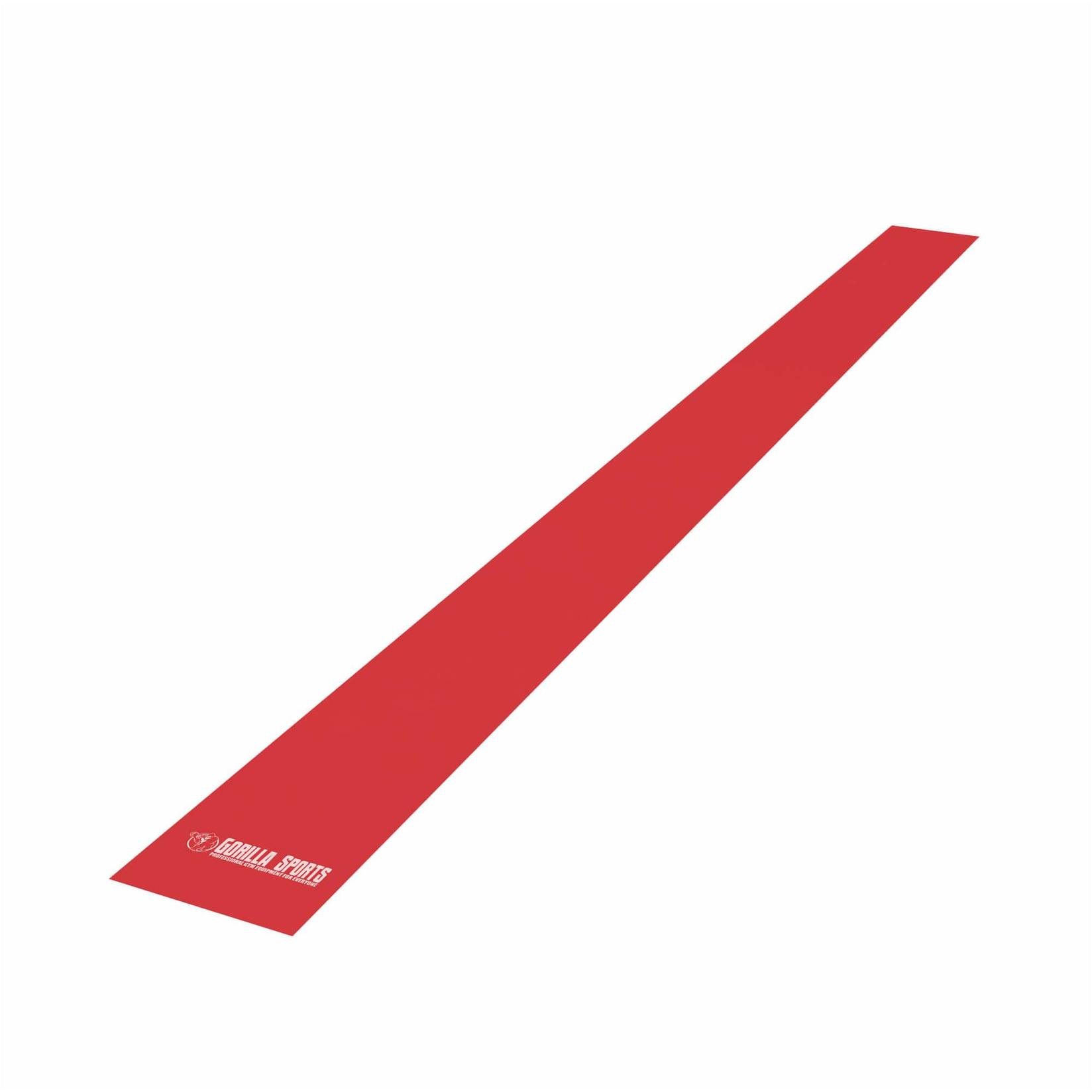 GORILLA SPORTS Elastična traka za vežbanje 200 cm u crvenoj boji
