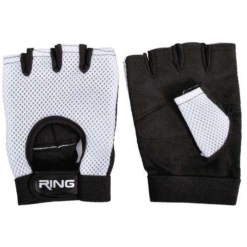 RING fitness rukavice crno-bele XXL