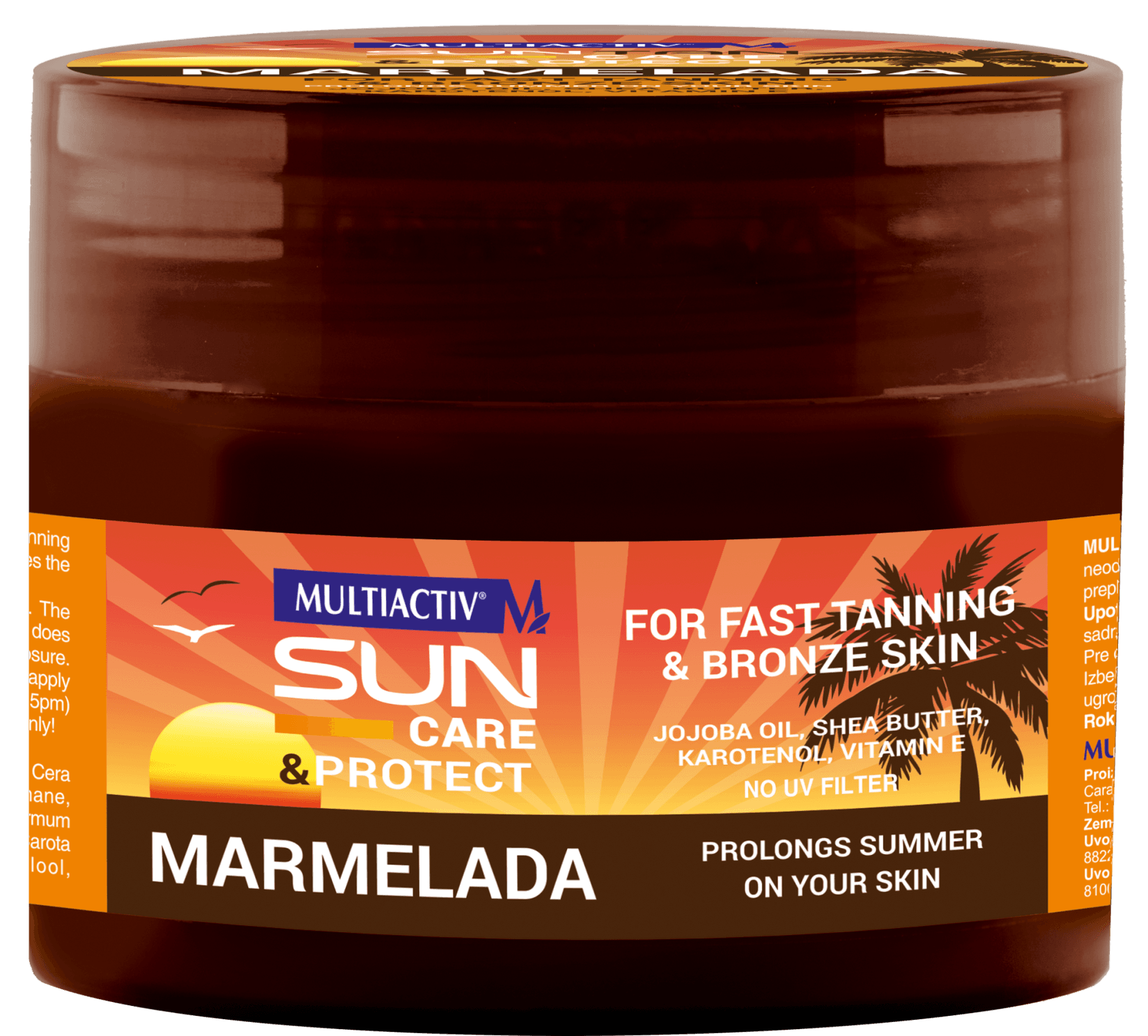 MULTIACTIV Marmelada za brzo tamnjenje Sun Care&Protect 200ml