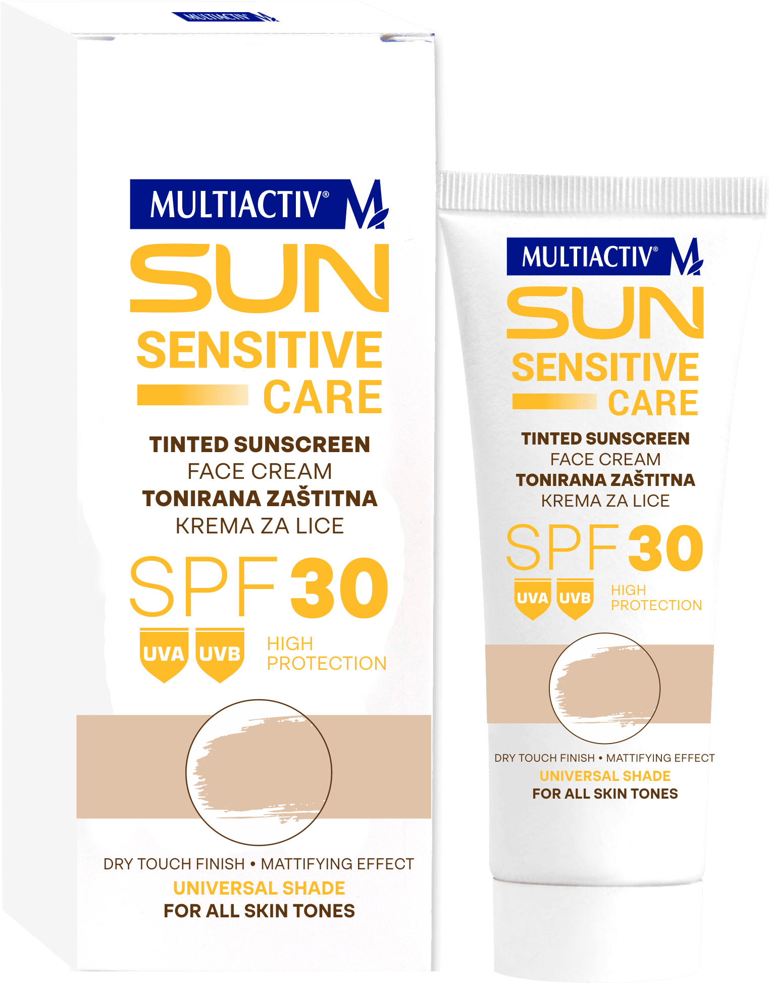 MULTIACTIV Tonirana krema za lice Sun Care&Protect SPF 30 50ml