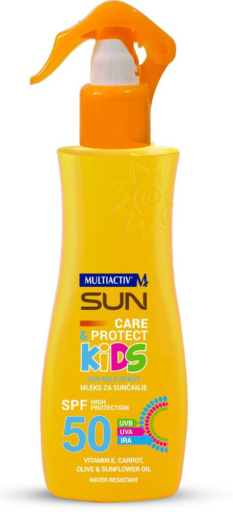 Selected image for MULTIACTIV Mleko za sunčanje u spreju Sun Care&Protect Kids SPF 50 200ml