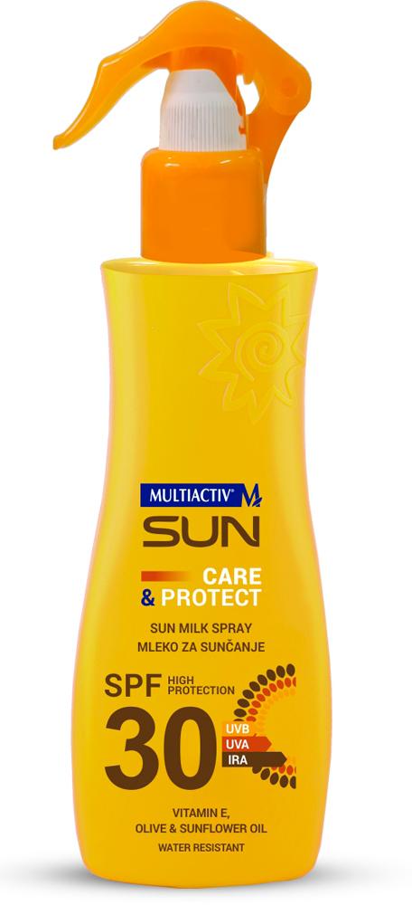Selected image for MULTIACTIV Mleko za sunčanje u spreju Sun Care&Protect SPF 30 200ml