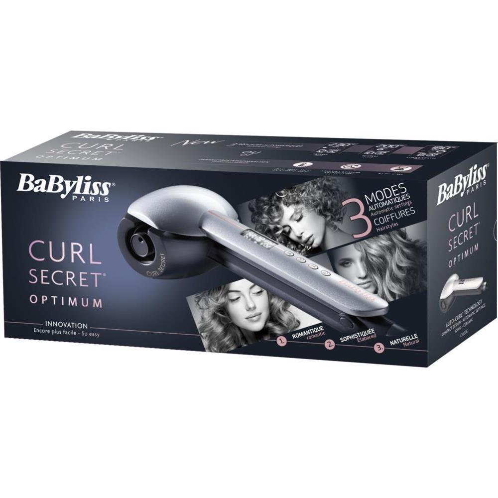 Selected image for BaByliss C1600E Stajler za kosu, LCD screen, Curl Secret, Srebrni