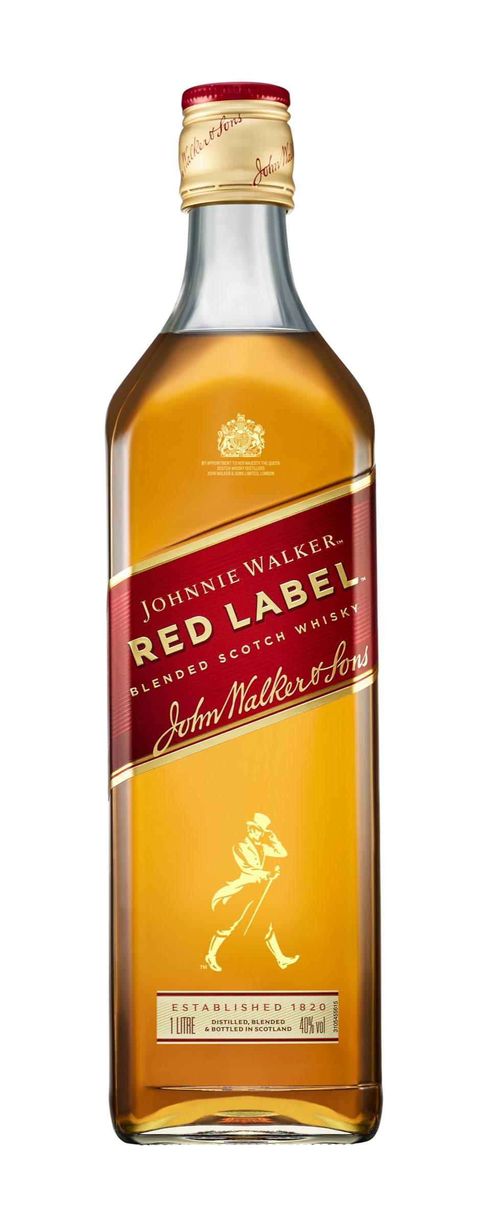 Johnnie Walker WALKER Red Label Viski, 1 l