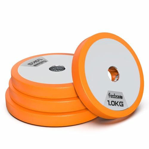 Selected image for FED Set tegova od 10kg sa šipkom za vežbanje XM8009 narandžasti