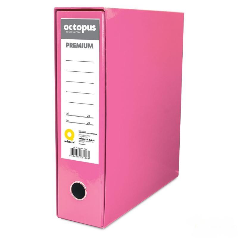 Selected image for OCTOPUS Samostojeći plastificirani registrator A4 UNL-1284 roze