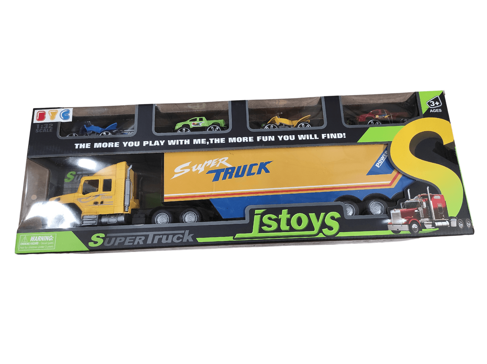 Selected image for Super truck kamion sa prikolicom žuti