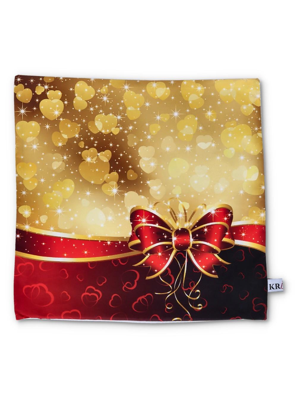Selected image for KRIST+ Novogodišnja jastučnica sa lampionima crveno-zlatna