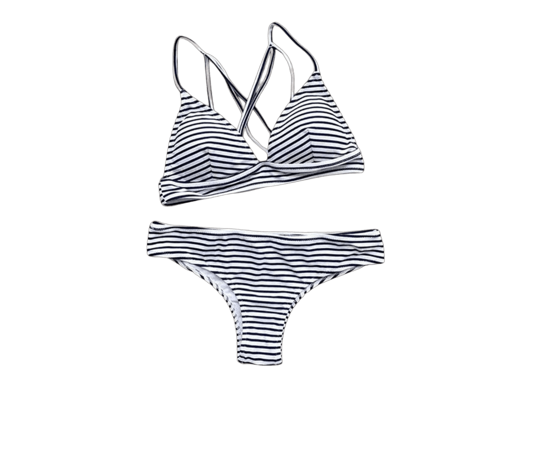 Selected image for CUPSHE Ženski dvodelni kupaći kostim D5 teget-beli