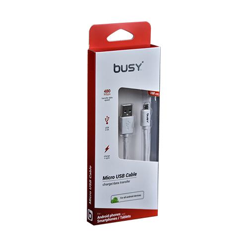 BUSY Micro USB kabl 1m PVC