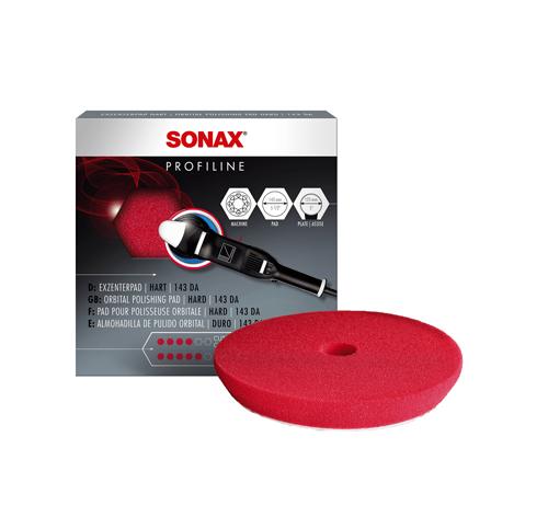 SONAX Profiline sunđer za poliranje 143mm crveni