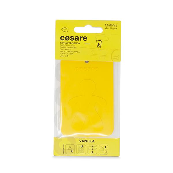 CESARE Osveživač za automobile Scented Card Vanilla žuti