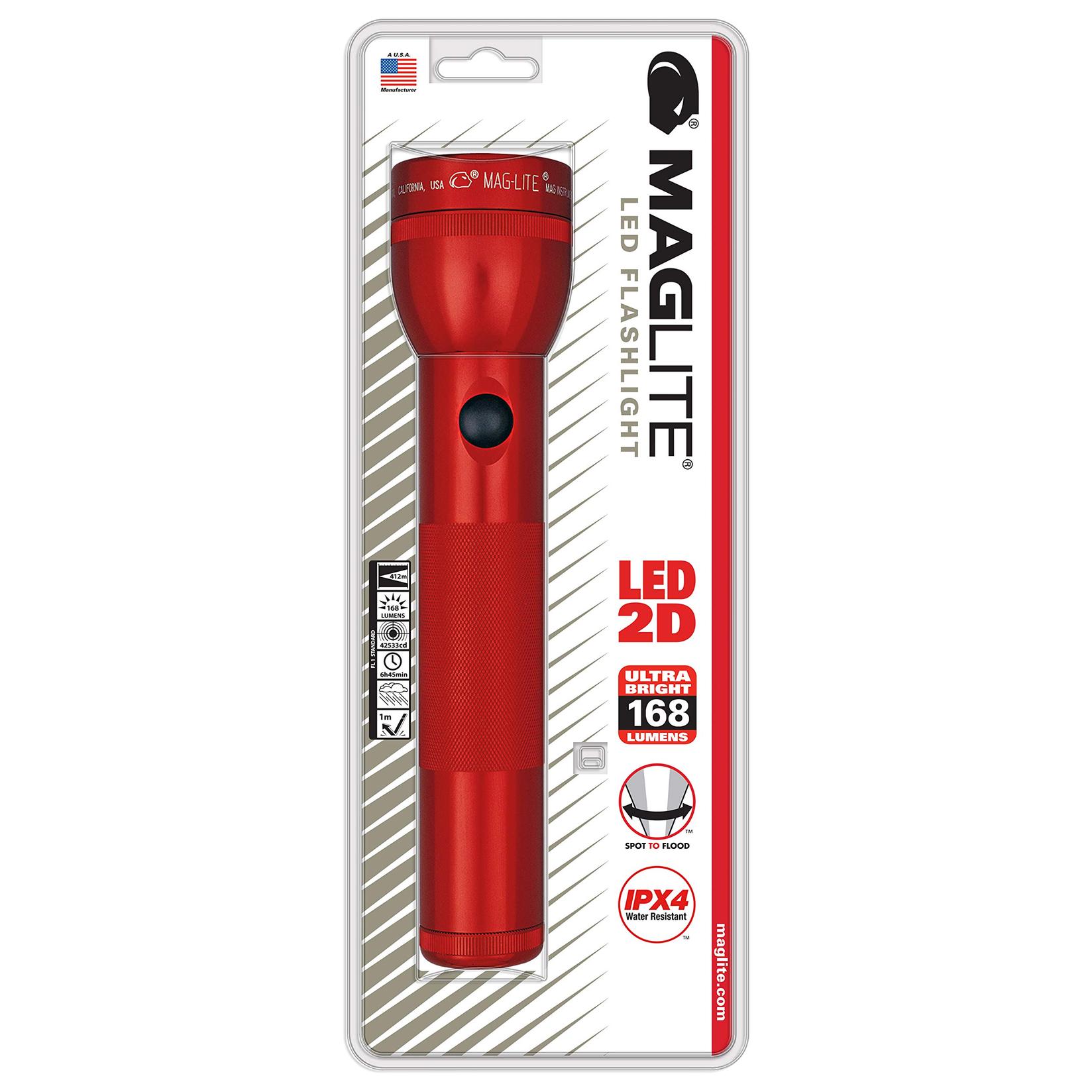 MAGLITE LED Baterijska lampa ST2D036 3W crvena
