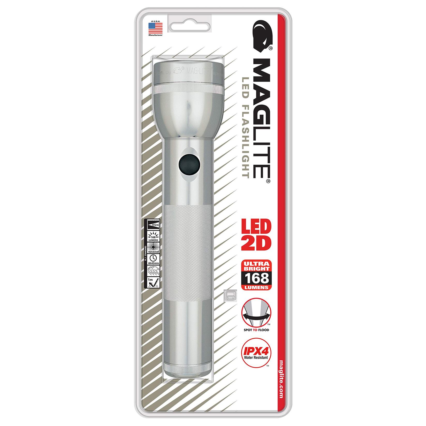 MAGLITE Baterijska lampa 2D LED ST2D106 srebrna