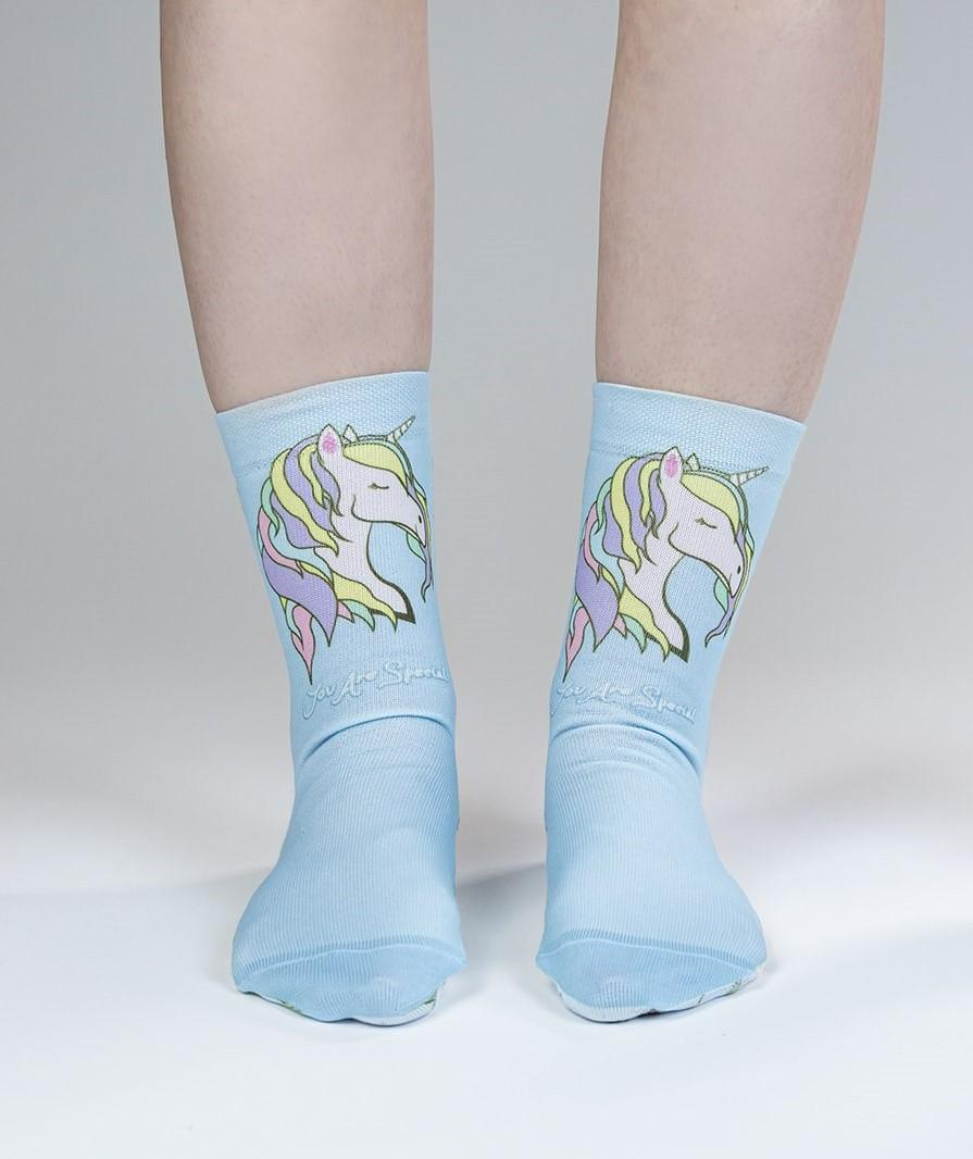 Selected image for ZIBOF Dečije čarape Unicorn plave