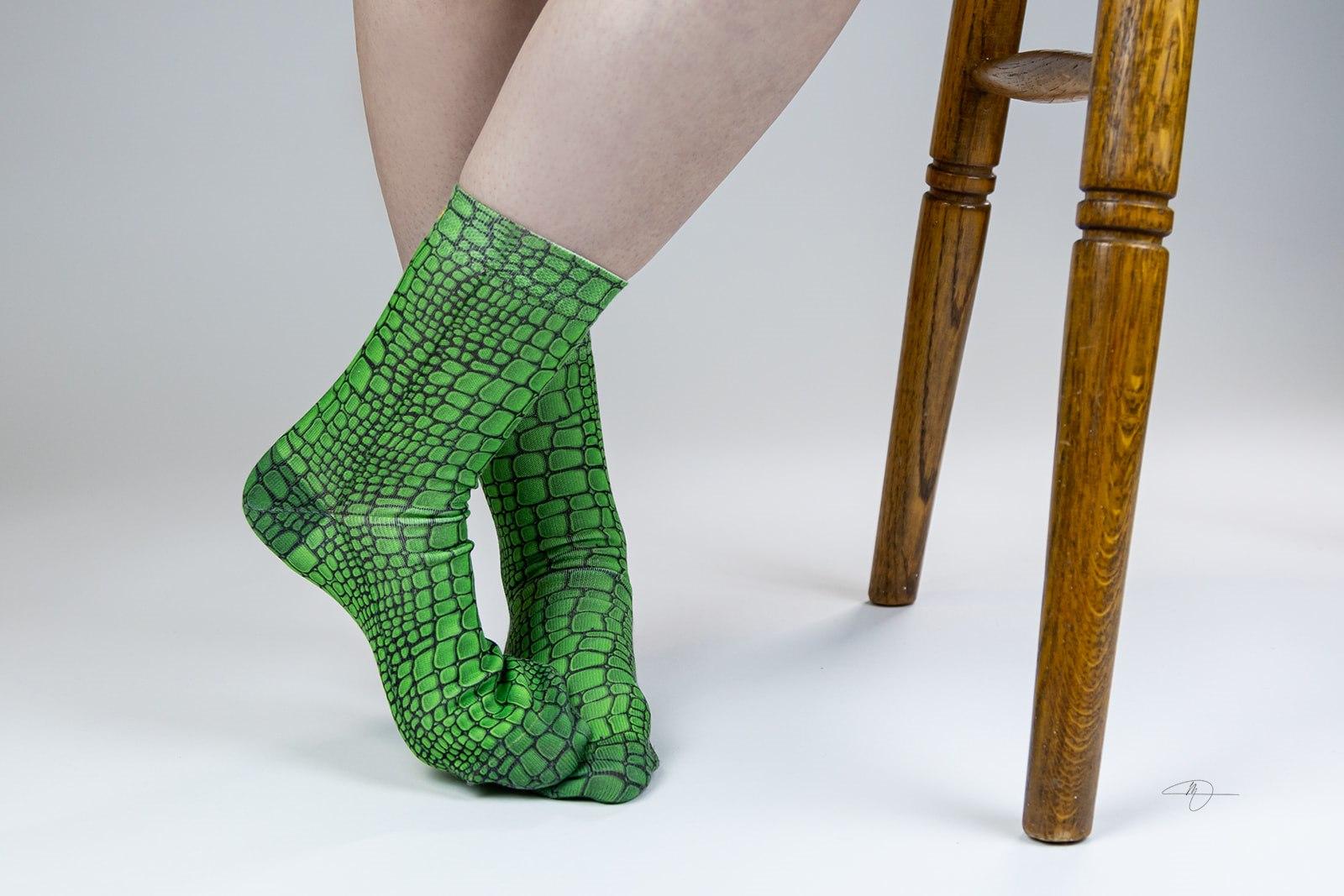 ZIBOF Čarape Saltwater zelene