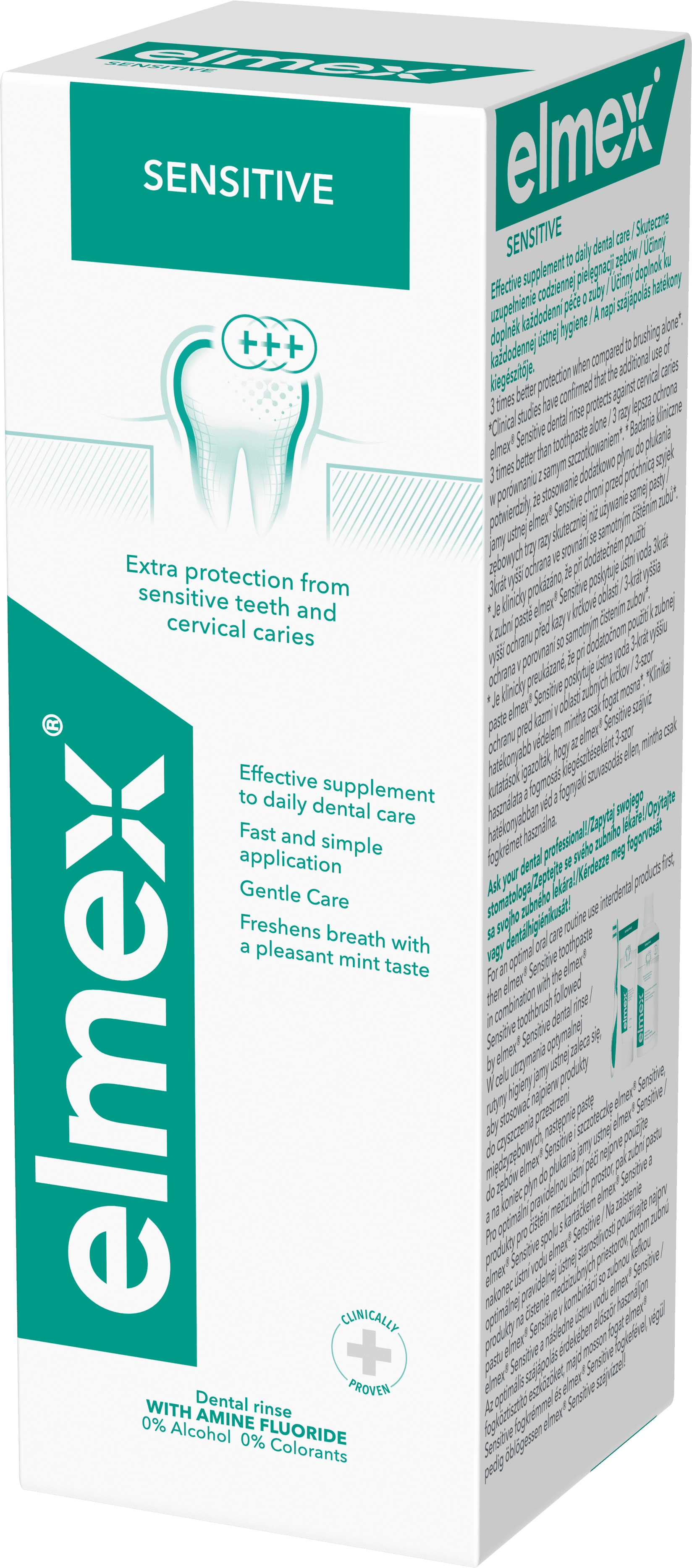 ELMEX Voda za ispiranje usta sensitive 400ml